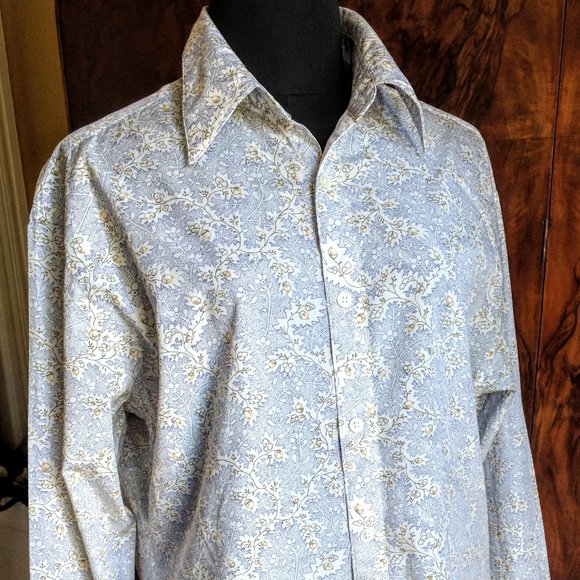 Saltaire "acorn" cotton shirt - Picture 1 of 4
